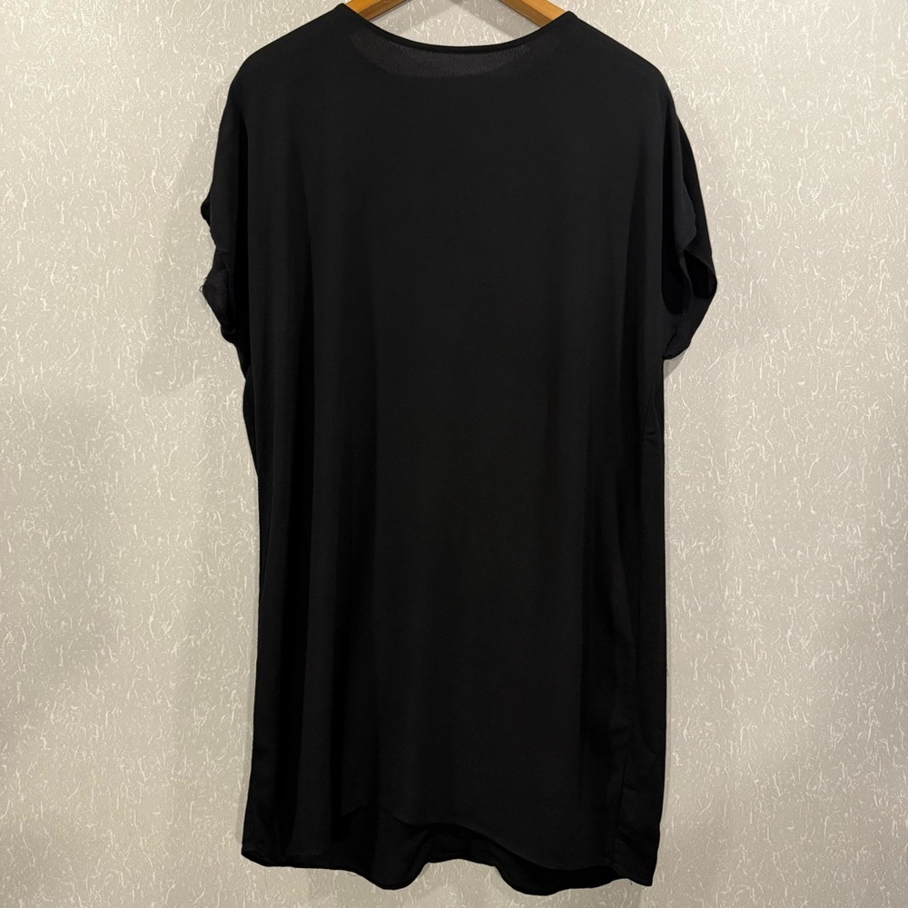 Madewell black Dress women’s button back size M - Picture 4 of 7